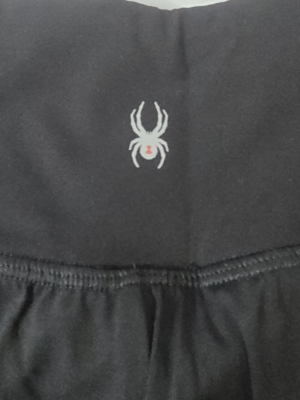Spiderman Black Athletic Shorts with High Waistband - Picture 4 of 6